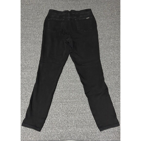 JLO Jennifer Lopez Women's Skinny Stretch Button Fly Jeans Black Sz 14 (31x29) - Picture 10 of 11